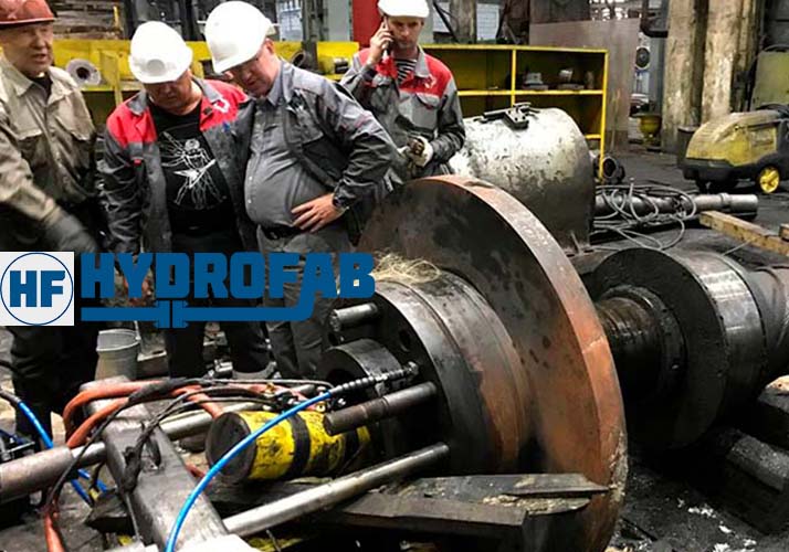 Применение метода гидрораспора для сборки и демонтажа больших подшипников - Гидрофаб